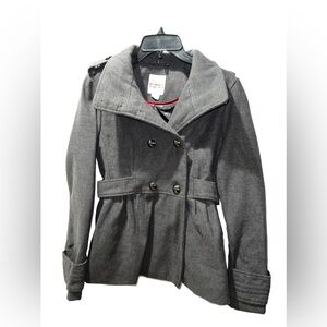 Double Breasted Peacoat by hydraulic